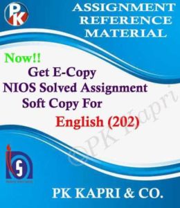 nios english 202 solved assignment