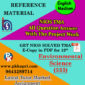 NIOS Environmental Science 333 Solved Assignment 12th (English Medium)