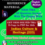 NIOS Indian Culture And Heritage 223 Solved Assignment-10th-English Medium