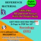 NIOS Sociology 331 Solved Assignment-12th-English-Medium
