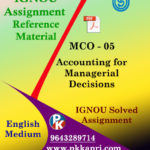 ignou mco 05 solved assignment english medium
