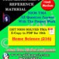NIOS Home Science 216 Solved Assignment-10th-Hindi Medium