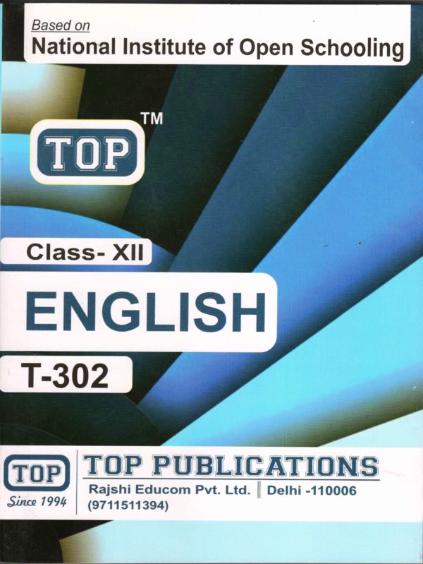 NIOS English 302 Guide Books 12th English Medium