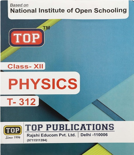 NIOS Physics 312 Guide Books 12th English Medium-Top