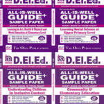 NIOS DELED (D. EL. ED) English Medium 506 + 507 + 508 + 509 Combo All Is Well Guide + Sample Papers Buy NIOS DElEd Books, the best Guide Books and Reference Books.