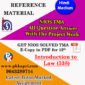 Online Nios Solved Assignment |Introduction to law 338 |12th Hindi Medium