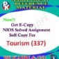 337 Tourism |Online Nios Solved Assignment |12th English Medium