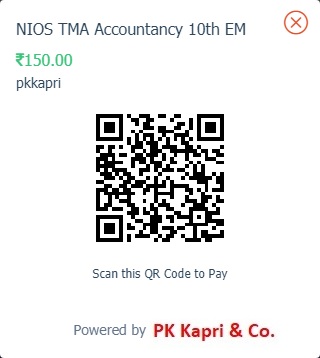 Accountancy 224 | Nios Open School Solved Assignment | TMA English Medium 2018-19 Just Scan Above QR Code To Get Nios Solved TMA