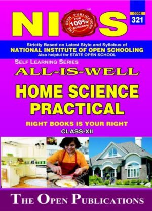NIOS PRACTICAL MANUAL HOME SCIENCE 321 HELP BOOK IN ENGLISH MEDIUM