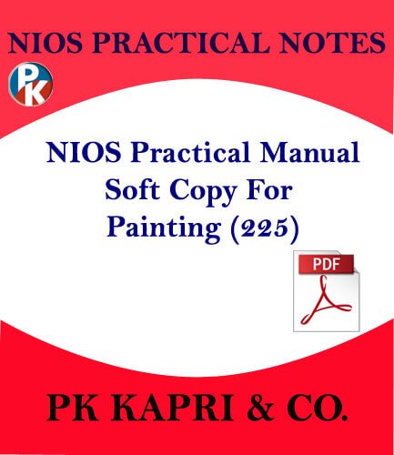 NIOS PAINTING 225 PRACTICAL MANUAL LAB NOTES IN ENGLISH MEDIUM -PDF