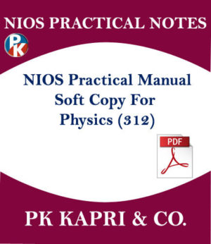 12TH NIOS PHYSICS 312 PRACTICAL MANUAL NOTES IN HINDI MEDIUM IN PDF
