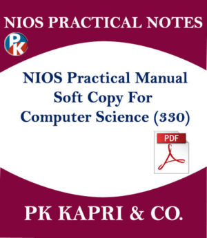 Nios Practical Lab Manual Notes Computer Science for 12th in English Medium Pdf