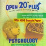 Nios Revision Book Psychology (222) Open 20 Plus Self Learning Series English Medium