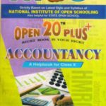 Nios Revision Book Accountancy (224) Open 20 Plus Self Learning Series English Medium