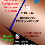 ignou mco 04 solved assignment hindi medium