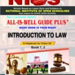 338 Introduction To Law Nios Guide Books (English Medium) Self Learning Series All Is Well Guide Plus Book