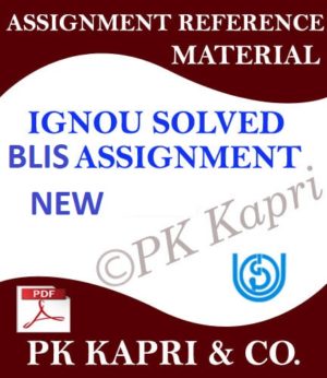 BLIS Solved Assignment