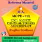 MGPE-013 Civil Society, Political Regimes And Conflict In English Solved Assignment Ignou