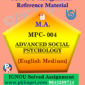 MPC-004 Advanced Social Psychology Solved Assignment Ignou in English