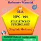MPC-006 Statistics in Psychology Ignou Solved Assignment in English