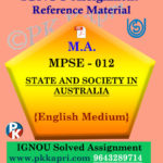 ignou mpse 012 solved assignment english medium