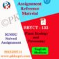 IGNOU BBYCT-133 Plant Ecology and Taxonomy in English Solved Assignment