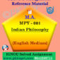 Ignou MPY-001 Indian Philosophy Solved Assignment in English