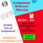 IGNOU BCOC-134 BUSINESS MATHEMATICS AND STATISTICS in English Solved Assignment