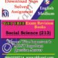 NIOS Social Science TMA (213) Solved Assignment-English Medium in Pdf