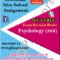 328 Psychology NIOS TMA Solved Assignment 12th English Medium in Pdf