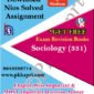 331 Sociology NIOS TMA Solved Assignment 12th English Medium in Pdf