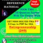 Nios Entrepreneurship 249 Solved Assignment (TMA) 10th (Hindi Medium) Pdf