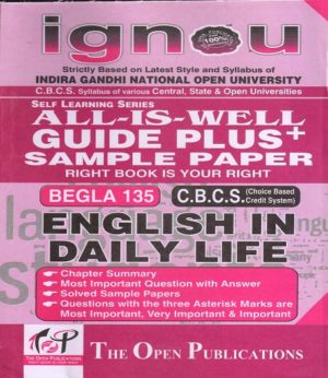 IGNOU BEGLA 135 English in Daily Life Guide Plus Sample Paper