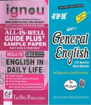 IGNOU BEGLA 135 Guide + JPH General English Book