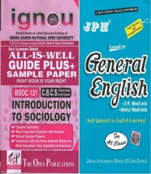 IGNOU BSOC 131 Guide + JPH General English Book