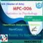 Ignou MPC-006 Statistics In Psychology Handwritten Solved Assignment