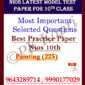 Latest Nios Model Test Paper (225) Painting For 10th Class in Pdf (Soft Copy) with Most Important Questions