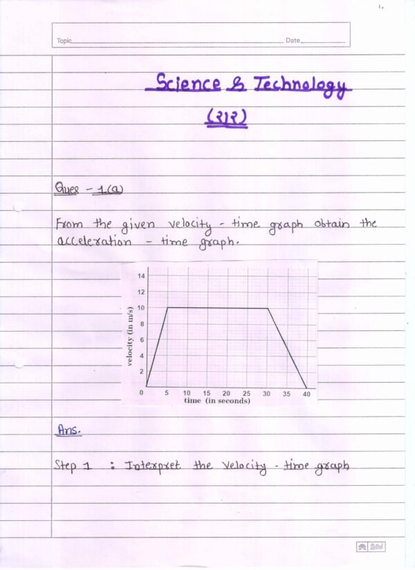 Nios Science And Technology Solved Handwritten Assignment Scanned Pdf (English Medium NIOS TMA 2025-26)