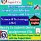 Nios Science And Technology Solved Handwritten Assignment Scanned Pdf English Medium
