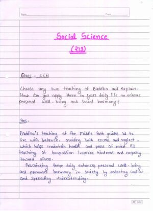 Nios Social Science 213 Solved Handwritten Assignment Scanned Pdf English Medium (NIOS TMA 2025-26)