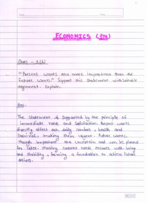 Nios Economics 214 Solved Handwritten Assignment Scanned Pdf English Medium (NIOS TMA 2025-26)