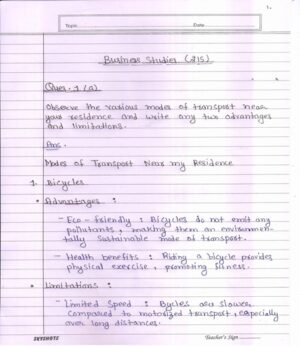 Nios Business Study 215 Solved Handwritten Assignment Scanned Pdf English Medium NIOS TMA 2025