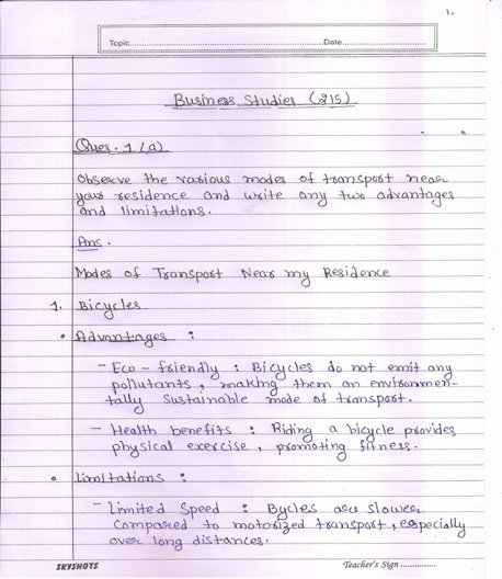Nios Business Study 215 Solved Handwritten Assignment Scanned Pdf English Medium NIOS TMA 2025