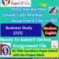 Nios Business Study 215 Solved Handwritten Assignment Scanned Pdf English Medium