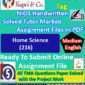 Nios Home Science 216 Solved Handwritten Assignment Scanned Pdf English Medium
