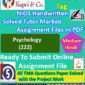 Nios Psychology 222 Solved Handwritten Assignment Scanned Pdf Hindi Medium