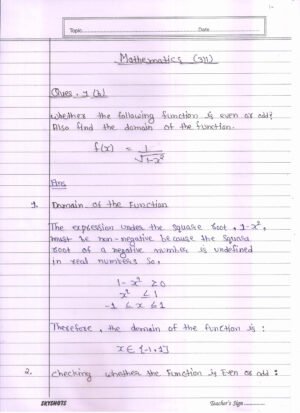 Nios Mathematics 311 Solved Handwritten Assignment Scanned Pdf English Medium NIOS TMA 2025 - Image 2