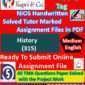 Nios History 315 Solved Handwritten Assignment Scanned Pdf English Medium