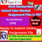 Nios Accountancy 320 Solved Handwritten Assignment Scanned Pdf Hindi Medium 2023