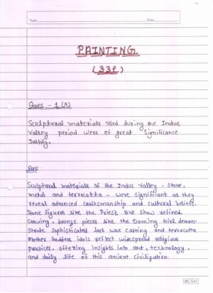 Nios Painting 332 Solved Handwritten Assignment Scanned Pdf English Medium (NIOS TMA 2026)